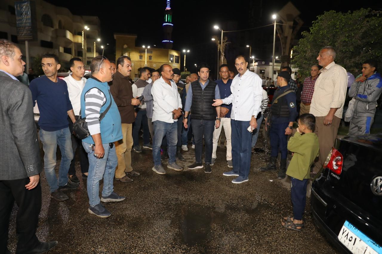 محافظ سوهاج يتفقد أعمال النظافة بالشوارع 