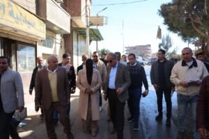 وفد المحافظة بشوارع ديرمواس