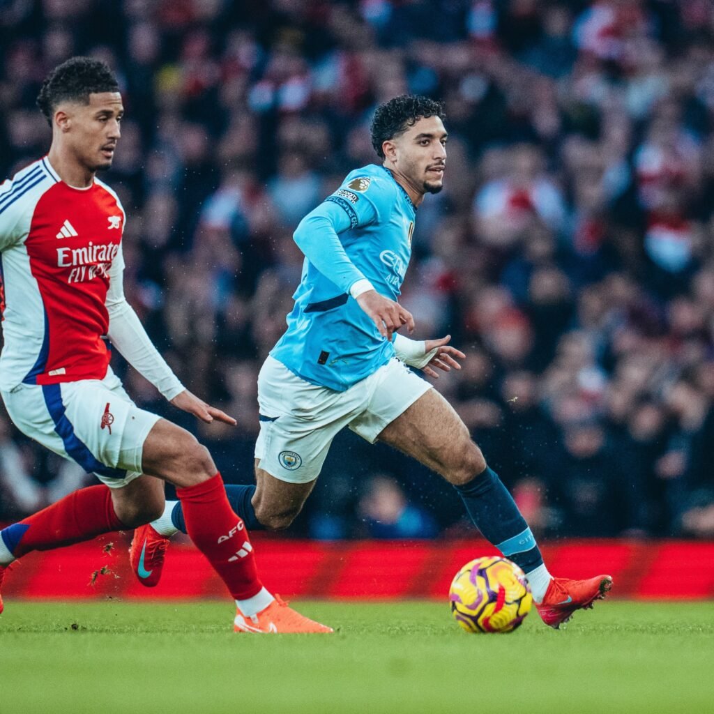 عمر مرموش أمام أرسنال 