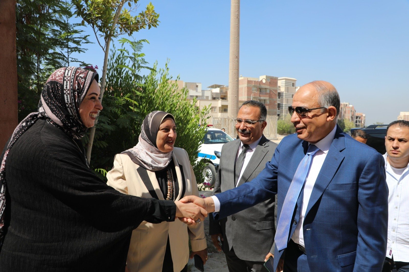 المحافظ بمركز الطفل بالمنيا