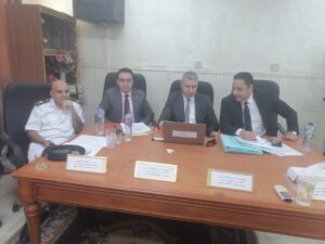 اعضاء لجنة الانتخابات بالمنيا