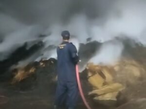 صورة من موقع الحريق 