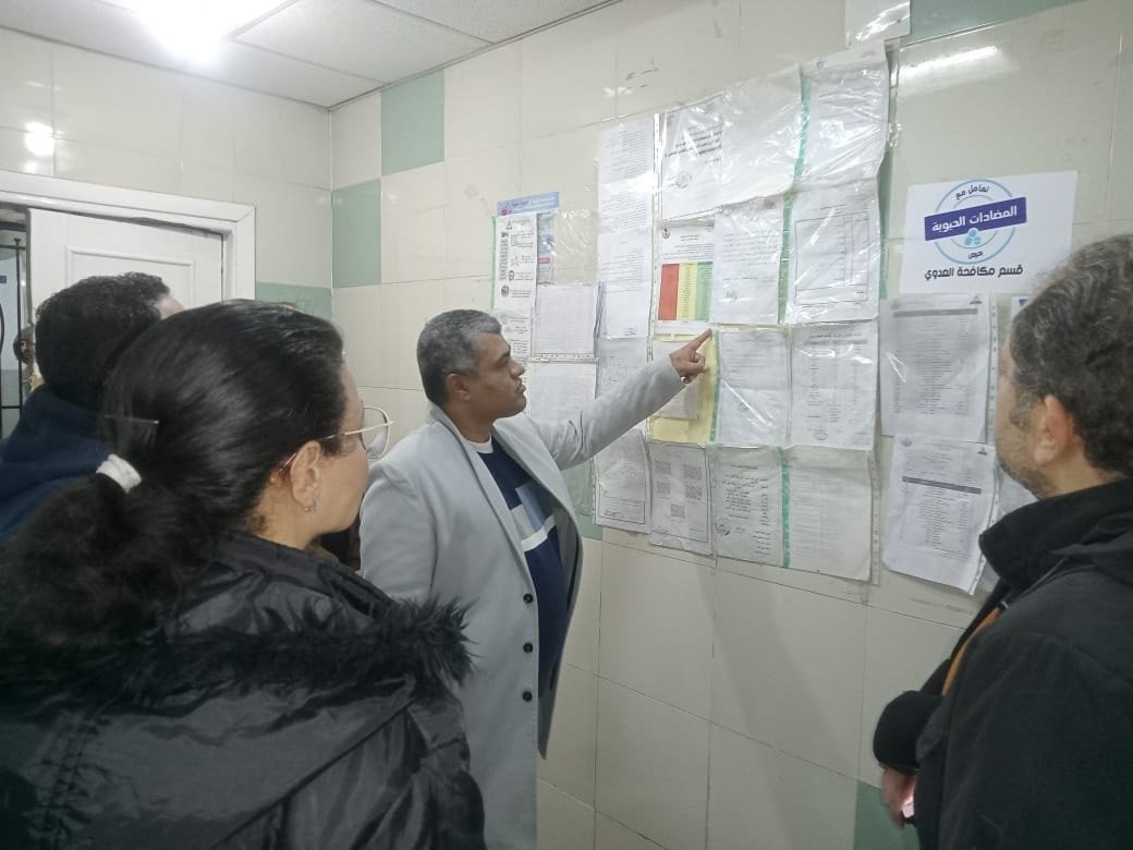 متابعة المستشفيات بالمنيا