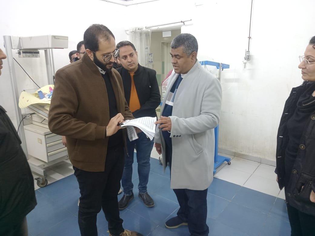 وكيل صحة المنبا يتابع عمل المستشفيات
