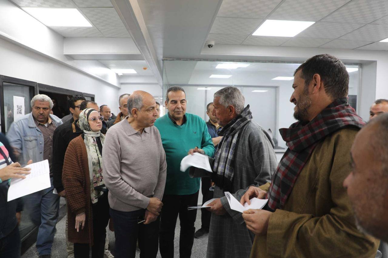 جانب من جولة المحافظ باملاك الدولة