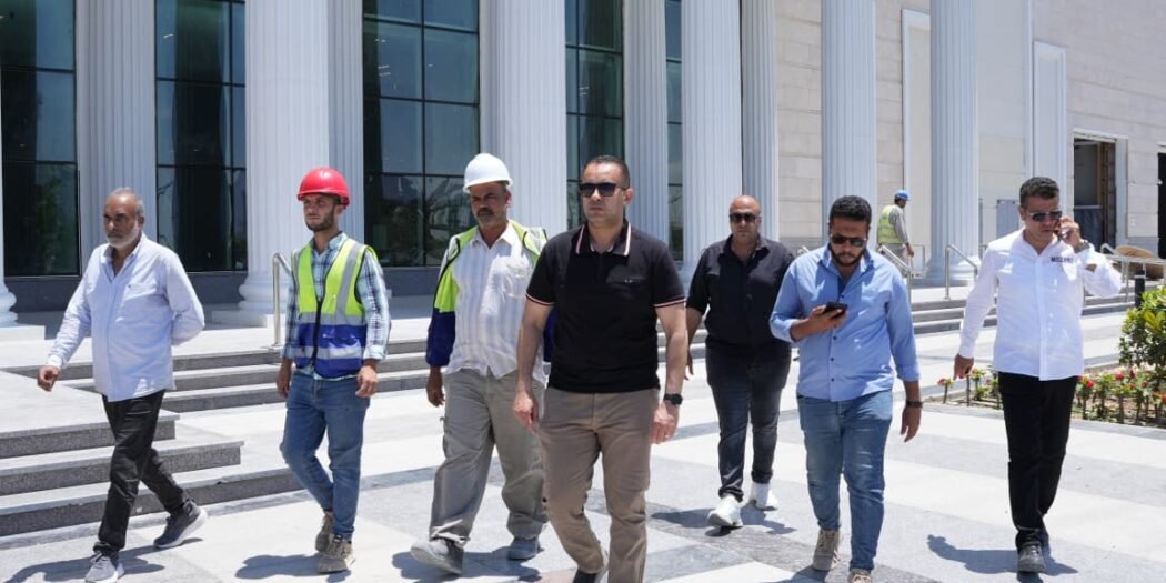 رئيس جهاز مدينة العلمين الجديدة.. يتفقد جاهزية مركز المؤتمرات والمعارض الدولية بالمدينة التراثية
