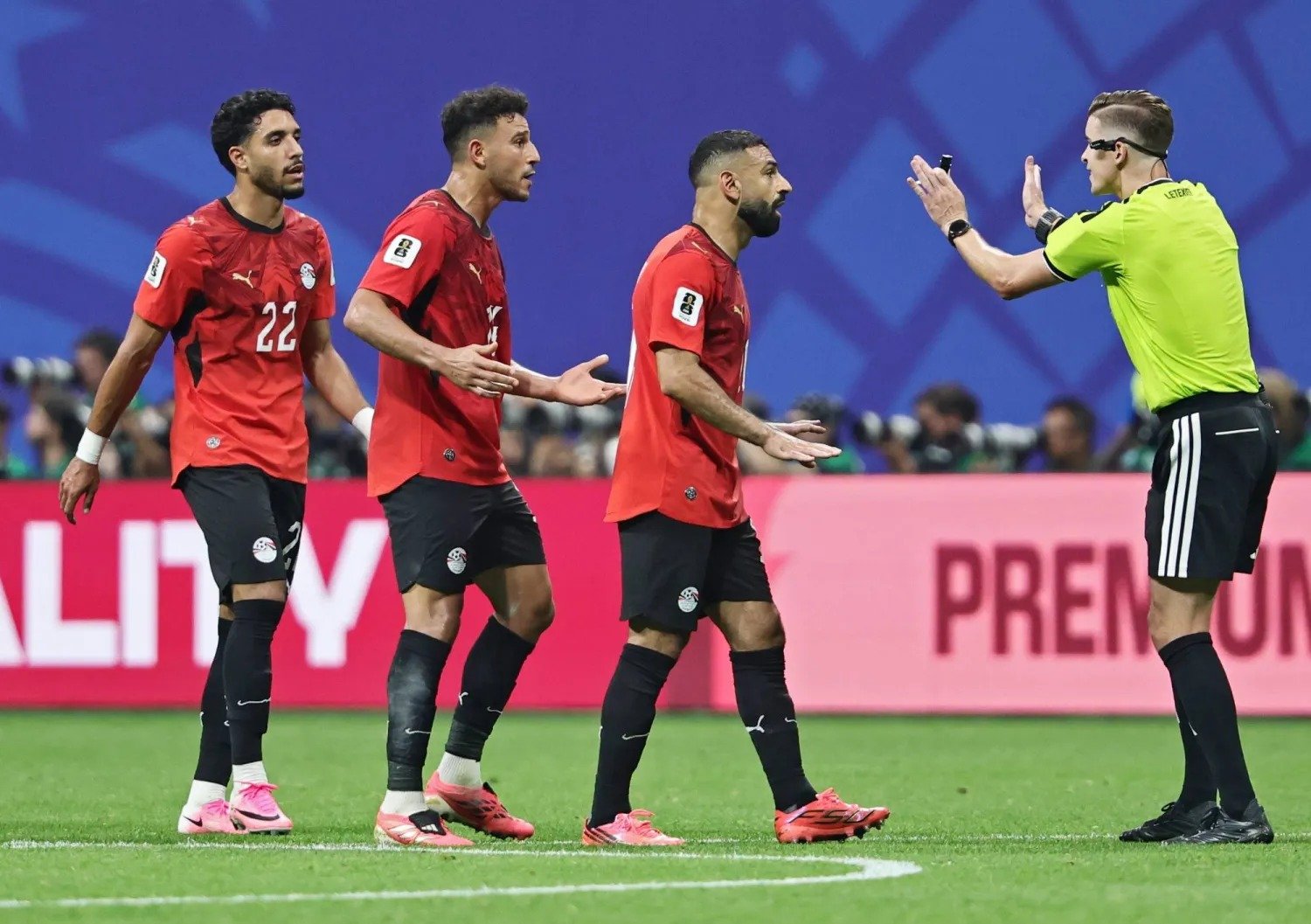 حكم مباراة مصر والأرجنتين